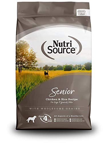 NutriSource®  Senior Dog Chicken and Rice Formula