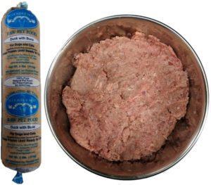 Blue Ridge Beef Frozen Dog Meal Topper- Duck with Bone