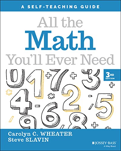 Carolyn C. Wheater All The Math You'll Ever Need A Self Teaching Guide 0003 Edition; 