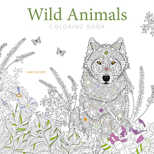 Sara Muzio Wild Animals Coloring Book 