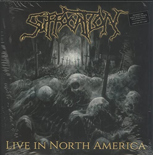 Suffocation/Live In North America (Gold & Black Splatter Vinyl)@Amped Exclusive