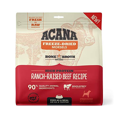 ACANA® Freeze-Dried Food, Ranch-Raised Beef Recipe, Morsels