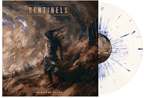 Sentinels/Collapse By Design (Iex) (Bone w Blue Splatter)@Amped Exclusive