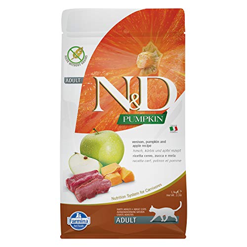 Farmina N&D Pumpkin Dry Cat Kibble - Venison & Apple