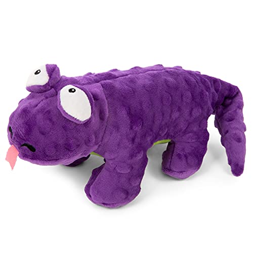 goDog Action Plush™ Chew Guard Technology Animated Squeaker Plush Dog Toy-Lizard
