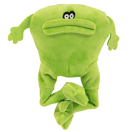 goDog Action Plush™ Chew Guard Technology Animated Squeaker Plush Dog Toy-Frog