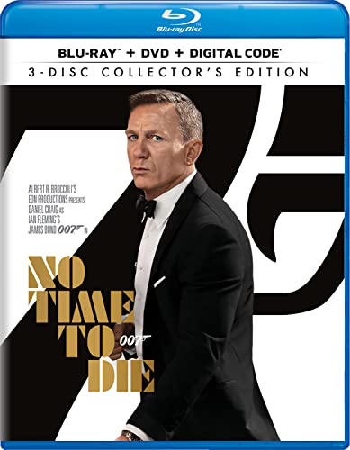 No Time to Die (2021)/Daniel Craig, Rami Malek, and Léa Seydoux@PG-13@Blu-ray + DVD