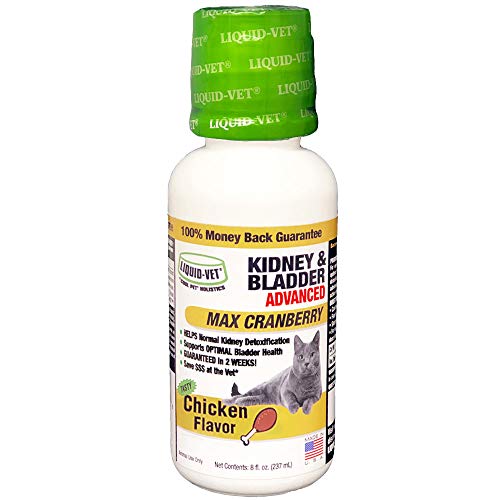 Liquid-Vet Cat Kidney & Bladder Advanced Max Cranberry Formula - Seafood Flavor