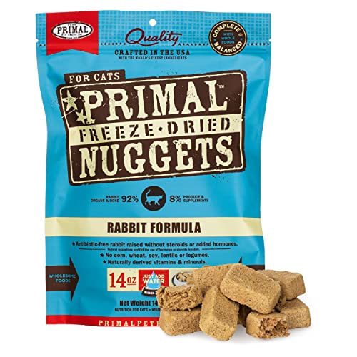 Primal Freeze-Dried Raw Nuggets for Cats Rabbit Flavor