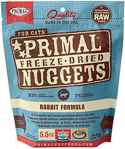 Primal Freeze-Dried Raw Nuggets for Cats Rabbit Flavor