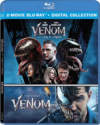 Venom 2-Movie Collection/Tom Hardy, Michelle Williams, and Woody Harrelson@PG-13@Blu-ray