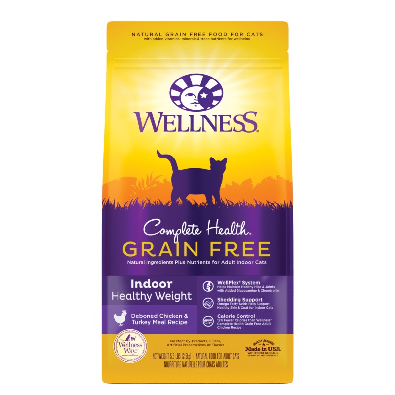 Wellness Complete Health Grain Free Indoor Healthy Weight Recipe Cat Food