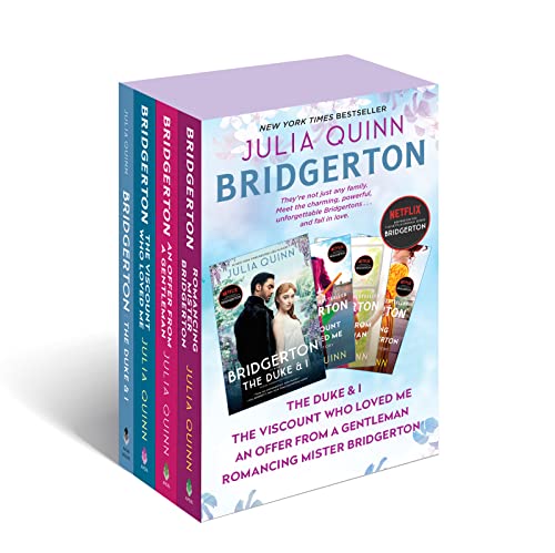 Julia Quinn Bridgerton Boxed Set 1 4 The Duke And I The Viscount Who Loved Me An Offer 
