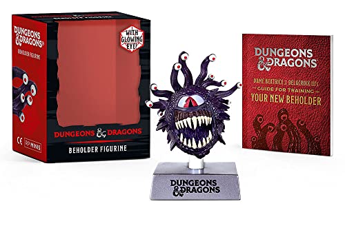 Running Press Mega Deluxe Kit/Dungeons & Dragons Beholder Figurine@With Glowing Eye!