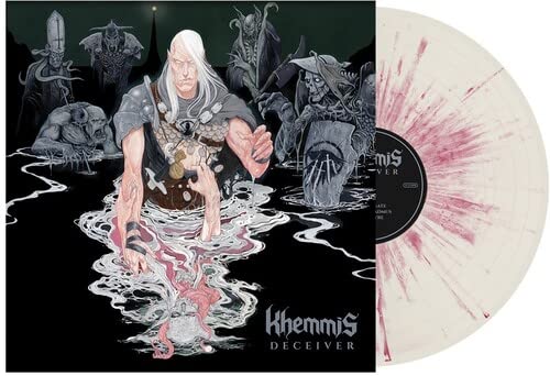 Khemmis/Deceiver (Bone with Pink Splatter)
