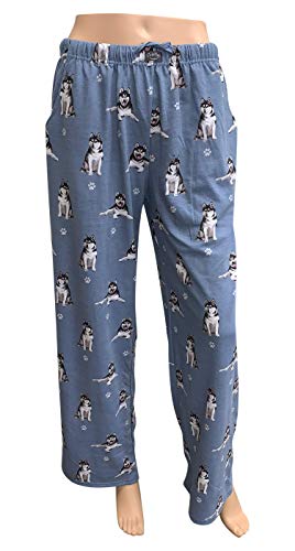 Comfies Dog Breed Lounge Pants for Women, Siberian Husky