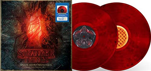 Stranger Things/Season 1 & 2 Soundtrack (Red w/ Smokey Black Vinyl)@2LP