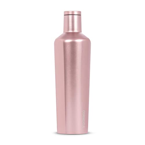 Corkcicle Canteen-Rose Metallic
