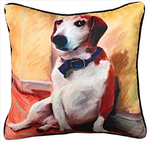 Pillow-Beagle Sitting