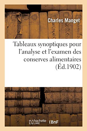 Manget-C/Tableaux synoptiques pour l'analyse et l'examen de