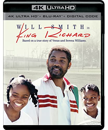 King Richard (2021)/Will Smith, Aunjanue Ellis, and Saniyya Sidney@Pg-13@4K Ultra HD + Blu-ray
