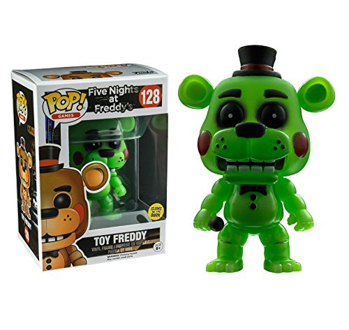 Pop! Figure/Five Nights At Freddy's - Toy Freddy (Glow in the Dark)@Games #128@FYE Exclusive