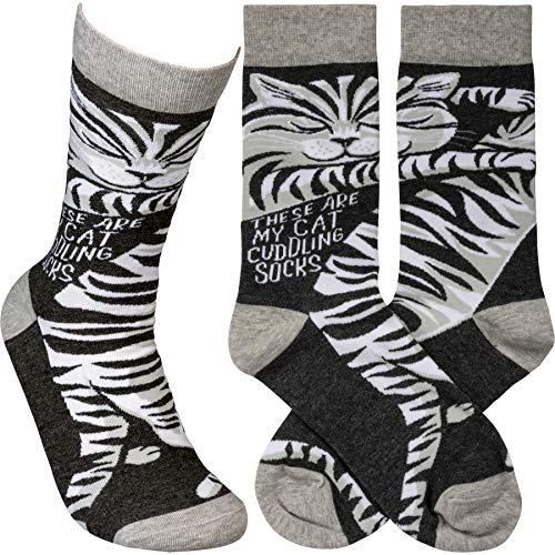 Primitives by Kathy Socks-These are My Cat Cuddling Socks