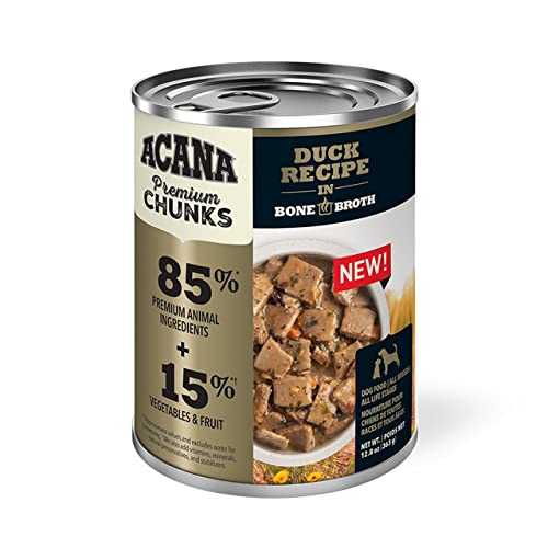 ACANA Premium Chunks, Duck Recipe in Bone Broth-Wet Dog Food