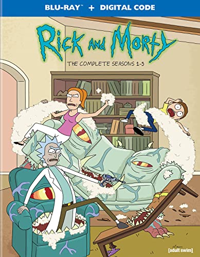 Rick & Morty/Season 1-5@Blu-Ray/Digital/5 Disc