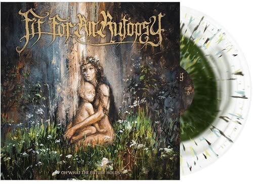 Fit For An Autopsy/Oh What The Future Holds (Green in Clear w/ Yellow Blue & Brown)