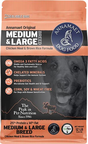 Annamaet Original Medium & Large Breed Chicken Meal & Brown Rice Formula