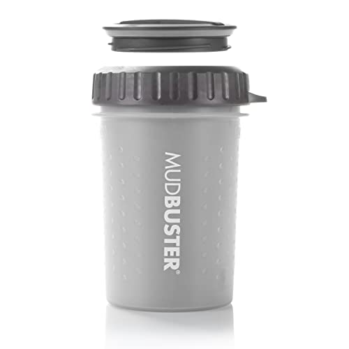 Dexas Paw Cleaner - Grey MudBuster with Lid