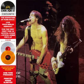 Iggy Pop/Live In Berlin 1991 (Marble Neon Vinyl)@2LP@RSD Exclusive