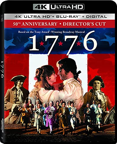 1776 (50th Anniversary)/Daniels/Da Silva@4KUHD/Blu-Ray/Digital@G