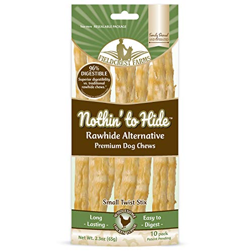 Nothin' to Hide Twist Stix Small Dog Chews-Chicken