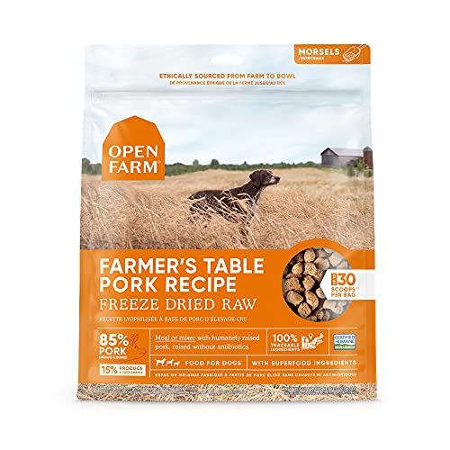 Open Farm Farmer's Table Pork Recipe Freeze Dried Raw Dog Food