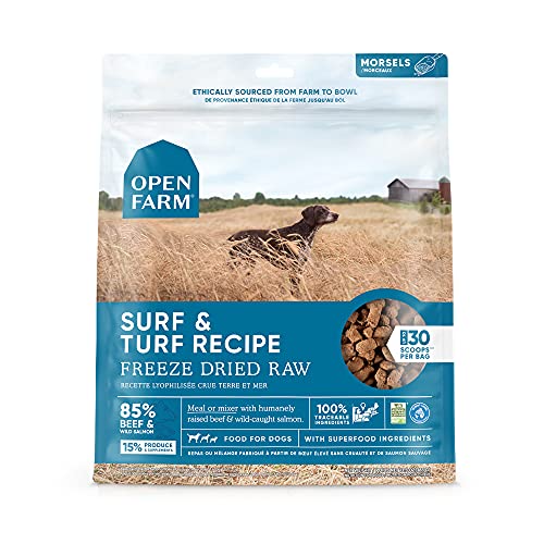 Open Farm Surf & Turf Recipe Freeze Dried Raw Dog Food