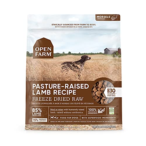 Open Farm Pasture-Raised Lamb Recipe Freeze Dried Raw Dog Food