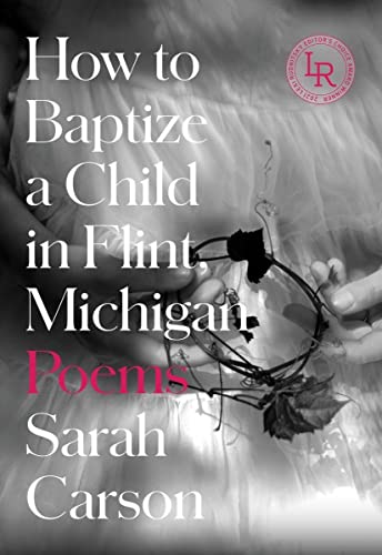 Sarah Carson How To Baptize A Child In Flint Michigan Poems 