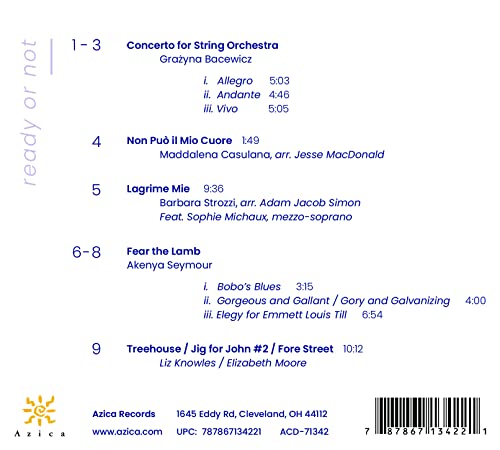 Bacewicz Palaver Strings Ready Or Not 