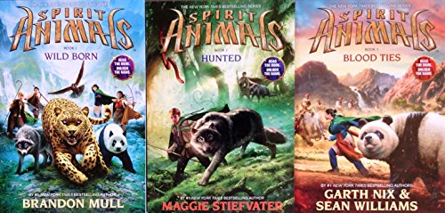 Brandon Mull, Maggie Stiefvater, Garth Nix , Sean/Spirit Animals Series Set Of 3 Books: Book 1 Wild