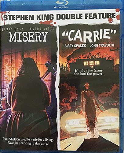 Stephen King Double Feature (Misery / Carrie) [Blu