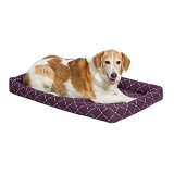 MidWest QuietTime® Couture Ashton Bolster Pet Bed-Plum