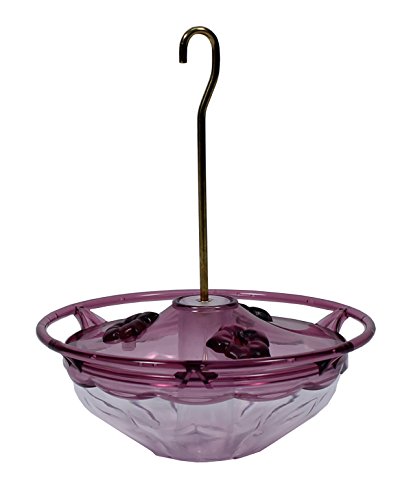 Hummblossom 4oz Hummingbird Feeder-Plum