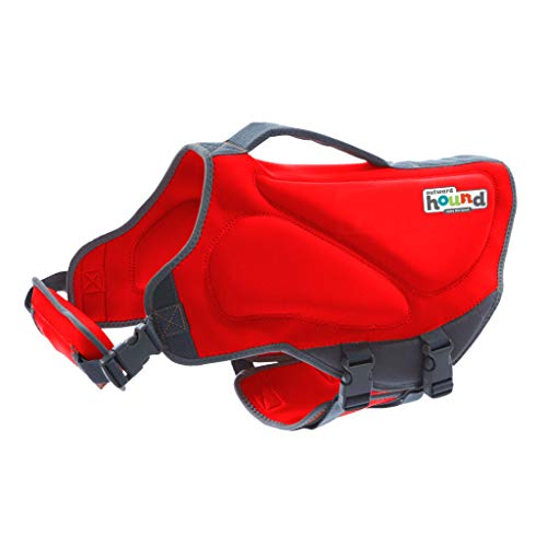 Outward Hound Dawson Swim Dog LIfe Jacket-Red