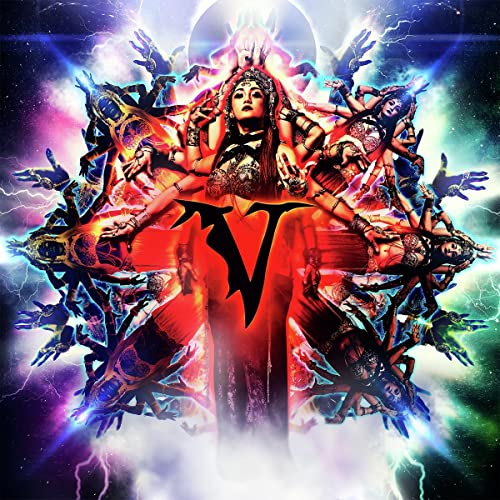 Veil Of Maya/Matriarch (Purple + Baby Blue Side A/B w/ Black Splatter)