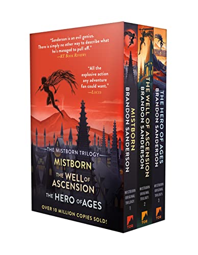 Brandon Sanderson/Mistborn Trilogy Paperback Boxed Set@Mistborn, the Well of Ascension, the Hero of Ages