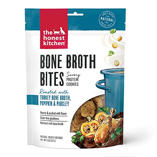 Honest Kitchen Bone Broth Bites, 8oz-Turkey & Pumpkin