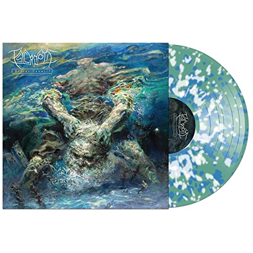 Psycroptic/Divine Council (Clear w/Blue, Sea Green & White Splatter Vinyl)