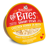 Stella & Chewy's Lil' Bites Savory Stews Chicken Dinner in Broth for Dogs